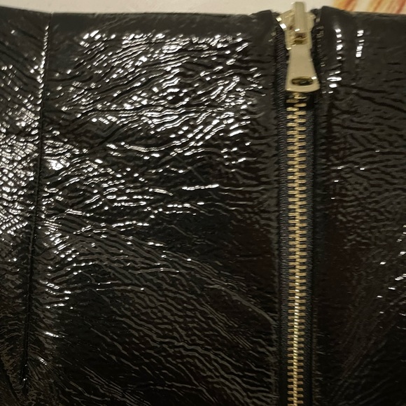 River Island Patent Leather Mini Skirt - Picture 7 of 11